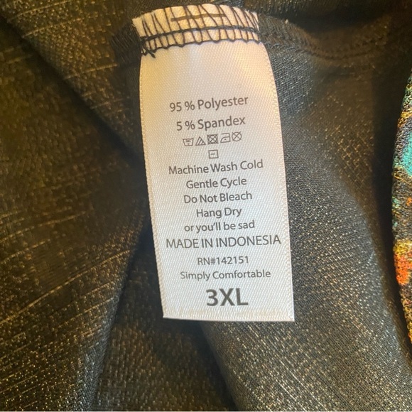 LuLaRoe Nicole Paisley Print Dress – 3XL NWT - Picture 8 of 9